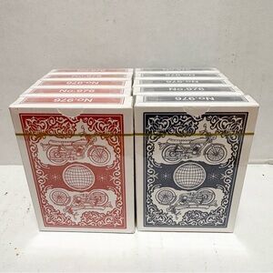 Motor Brands Playing Cards 12 Decks Red & Blue New